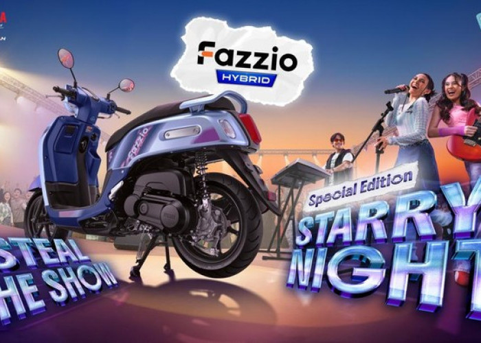 Yamaha Fazzio Hybrid Starry Night Meluncur, Apa Bedanya?