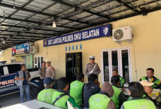 Satlantas OKU Selatan Perkuat Edukasi Lalu Lintas untuk Pengemudi Ojek Muaradua