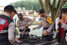 Polres OKU Timur Gelar Pemeriksaan Senjata Api dan Amunisi, Dua Senjata Tidak Memenuhi Syarat