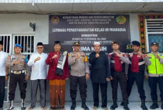 Shalat Idul Adha, Para Napi Lapas Muaradua Dikawal Ketat Oleh Kepolisian