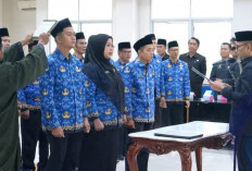 Sekda OKU Selatan Lantik Puluhan Pejabat Fungsional