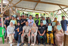 BPN OKU Selatan Lakukan Penyerahan Setifikat Tanah