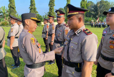 Sertijab Polres OKU Selatan, Kapolsek dan Kabag Logistik Berganti