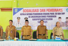 Sosialisasi dan Pembinaan Kepala Satuan Pendidikan PAUD, SD, dan SMP Digelar di OKU Selatan