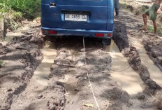 Akses Lumpuh! Jalan Tanjung Sari–Tunas Jaya Tak Layak Dilalui