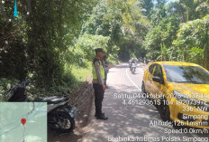 Polsek Simpang Martapura Rutin Gelar Patroli dan Bantu Atur Lalu Lintas