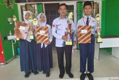 MTsN 1 OKU Selatan Sabet Juara Umum Olimpiade Madrasah Indonesia Tingkat Kabupaten