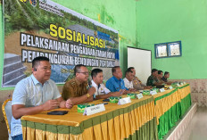 Kantor Pertanahan OKU Selatan Sosialisasikan Pengadaan Tanah untuk Tambahan Akses Jalan Bendungan Tiga Dihaji