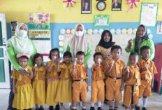 Puskesmas Buay Pemaca Berikan Obat Cacing ke Siswa TK