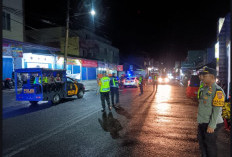Pastikan Keamanan, Ratusan Personel Polres OKU Selatan Patroli Malam Pergantian Tahun