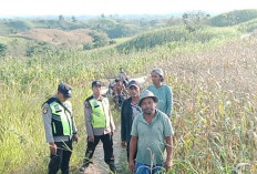 Personel Polsek Simpang Polres OKU Selatan Lakukan Patroli Karhutla
