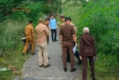 Kejari OKU Selatan Monev Pekerjaan Dana Desa Bendi