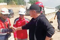 Gubernur Herman Deru Lakukan Sidak, Pastikan Tol Palembang–Betung Berjalan Sesuai Target