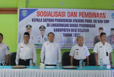 Asisten I OKU Selatan Tekankan Transparansi Pengelolaan Dana BOSP di Sosialisasi Pendidikan