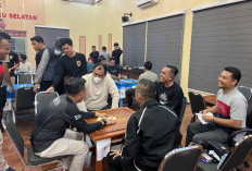 Bupati OKU Selatan Ramaikan Lomba Gaple HUT Bayangkara ke-79