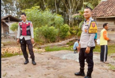 Kapolsek Simpang Pantau Program RTLH untuk Warga Karang Agung