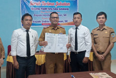 Indra Darmawan Resmi Nahkodai PDAM Tirta Saka Selabung, Sekda Tekankan Profesionalisme dan Peningkatan Layanan