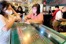 Harga Emas di Palembang Kembali Naik Jadi Rp10.550.000 per Suku