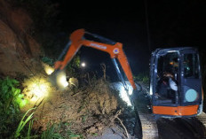 Longsor di Simpang Saga, Akses Jalan Kembali Normal