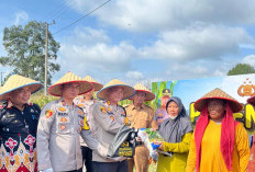 Polres OKU Selatan Dukung Ketahanan Pangan dengan Panen Raya Jagung