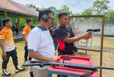 Petugas Lapas Muaradua Diasah Ketangguhannya Lewat Latihan Menembak