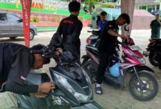 Siswa dan Guru MAN 01 OKU Selatan Antusias Dapatkan Servis Motor Gratis