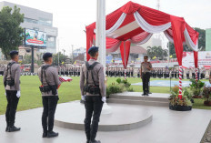 Tingkatkan Sinergitas dan Inovasi, Polda Sumsel Gelar Upacara