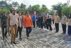 Bupati Abusama Pimpin Apel Kesiapsiagaan Bencana di OKU Selatan
