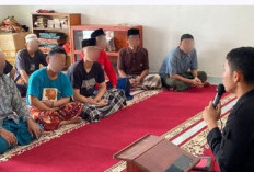 Napi Lapas Kelas IIB Muaradua Ikuti Bimbingan Rohani