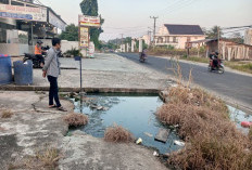 Warga Desak Dinas PU OKU Selatan Atasi Genangan Air Kotor di Jalan Menuju Kantor Bupati