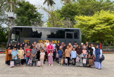 Kapolres OKU Selatan Ajak Anak-anak Panti Belanja Baju Lebaran dan Kue