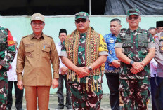 Wabup OKU Selatan Sambut Tim Wasev TMMD ke-124 di Simpang Agung