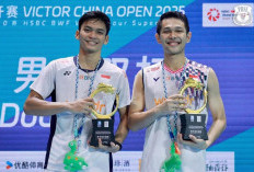 Pasangan Dadakan Fajar/Fikri Juarai China Open 2025