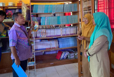 Bersama Dinas Perpus Sumsel, Perpus OKUS Kelilingi Sejumlah Sekolah