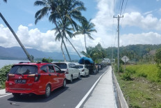 Satlantas Terapkan One Way Jalan Menuju Ranau