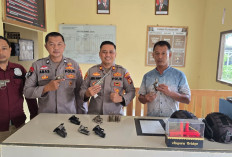 Operasi Senpi Musi 2025: Warga OKI Serahkan 9 Senjata Api ke Polsek