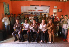Sosialisasi PTSL 2025 di Desa Gunung Terang, BPN OKU Selatan Gandeng Kejaksaan dan Polri