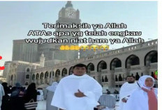 Bahagianya Ralista, Warga Muaradua OKU Selatan Tiba di Mekkah, Jalan Kaki 7 Bulan Perjalanan 