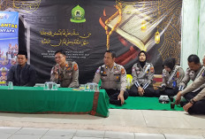 Satlantas OKU Selatan Tanamkan Disiplin Berlalu Lintas di Kalangan Santri
