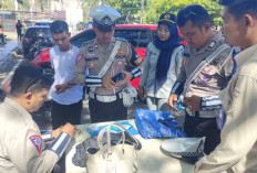 Satlantas Polres OKU Tindak 438 Kendaraan Yang Melanggar