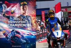 Pembalap Indonesia Aldi Mahendra Raih Juara Dunia WorldSSP300 2024