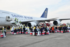 Embarkasi Palembang Berangkatkan 2.241 Jemaah Haji ke Madinah