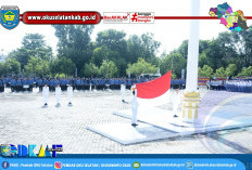 PEMKAB OKU SELATAN GELAR UPACARA BENDERA PERINGATI HARI JADI KE-21