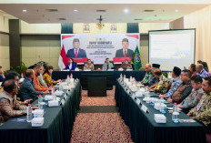 Rakor di Maluku Utara, Menteri Nusron Tekankan Dukungan Pemda dalam Sertipikasi Tanah