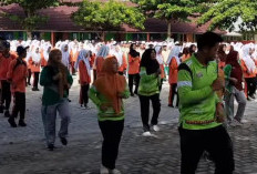 Ajak Sehat, UPT SMPN-01 Simpang Ajak Siswa Senam