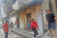 Kumuh, Pemerintah Kelurahan Pasar Terus Benahi Infrastruktur Permukiman