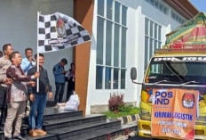 KPU OKU Selatan Distribusikan Logistik