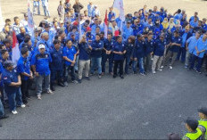 Ratusan Karyawan Demo PT Mitra Ogan, Minta Gaji Segera Dibayarkan