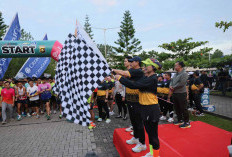 Tak Cuma Lari, Warga Dapat SIM dan SKCK Gratis! Ini Serunya Fun Run Polda Sumsel