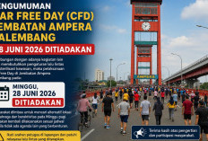 Car Free Day di Jembatan Ampera Palembang 28 Juni 2026 Ditiadakan, Ini Alasannya